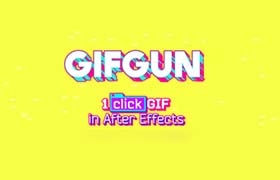 AE脚本-一键快速输出GIF动图格式插件 GifGun 1.7.29 Win/Mac