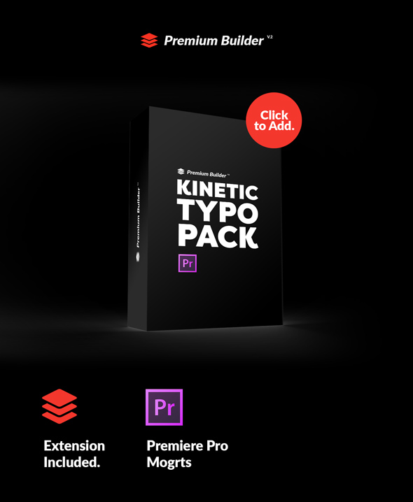 PR脚本-130个创意动态文字标题排版动画预设 Kinetic Typo Pack插图