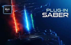 AE插件-苹果M1版能量激光描边光效特效 Saber 1.0.40-2022.1 Mac