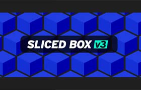 AE脚本-三维方块盒子动画生成工具 Sliced Box v3.20