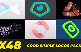 AE模板-简单LOGO标志动画小片头 Good Simple Logos Pack