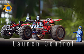 Blender插件-三维汽车模型自动绑定 Launch Control Auto Car Rig v1.2.0