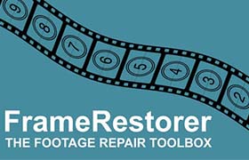 AE脚本-镜头损坏丢帧去闪烁清理修复工具 pt FrameRestorer V2.0 + 使用教程