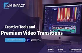 PR插件-最受欢迎六类58个特效动画转场过渡插件合集包FilmImpact Premium Video Transitions V4.7.2 CE Win