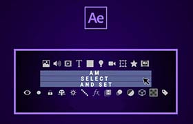 AE脚本-快速选择图层修改属性的脚本 AM Select And Set V1.0.1