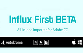 AE/PR插件-特殊视频编码MKV/MOV/FLV格式素材直接导入软件工具Influx v1.1.4 Win