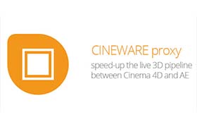 AE脚本-C4D文件渲染视频的代理工具 CINEWARE proxy v1.32.1包含使用教程