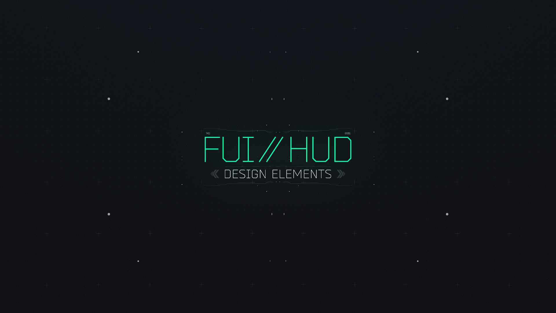 PR预设\\AE模板-200种未来科技感HUD界面设计元素包 FUI HUD Design Elements插图