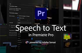 PR插件-语音说话对白独白转时间轴文字字幕工具 Speech to Text for Premiere Pro 2022 Win