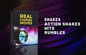 AE/PR/达芬奇模板-模拟真实手持摄像机抖动摇晃动画预设 Real Camera Moves Package