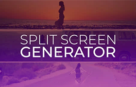 PR预设-视频动态分屏多画面组合动画Split Screen Generator PR