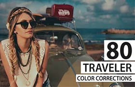 LUTS预设-80个户外旅行VLOG游玩LUTS调色预设 Traveler Color Corrections