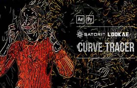 AE/PR插件-抽象线条轮廓描边视觉特效 Curve Tracer v1.0.2 Win