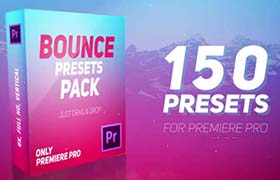 PR预设-150个弹跳动作预设包 Bounce Presets Pack