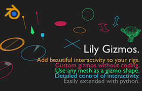 Blender插件-自定义轴心 Lily Gizmos V1.1.2