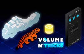 AE脚本-伪三维立体等距厚度拉伸立体投影效果 Volume n Tricks V1.5b