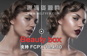 FCPX插件-人像磨皮润肤美颜视频插件 Beauty Box 4.2.4 支持 FCPX 10.4.10