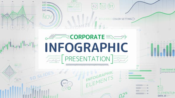 AE模板-222个公司企业商务数据信息图表展示动画Corporate_Infographic_Presentation插图