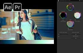 AE/PR插件-专业高级色轮色环视频调色 Warping Wheels v3.0.0 Win