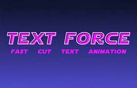 AE脚本-根据音频自动生成快闪文字标题logo动画 Text Force v1.1.3 + 使用教程