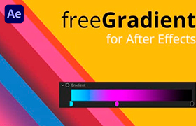 AE插件-中文汉化高级颜色渐变工具 freeGradient V1.0 Win/Mac