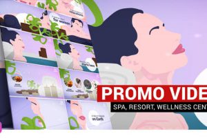 AE模板-美容SPA健康养生会所度假村主题的宣传MG动画SPA, Resort, Wellness center | Promo video