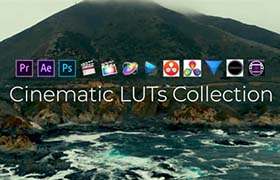 LUTs预设-50种电影Vlog旅行浪漫爱情复古风景LUTS调色预设 Cinematic LUTs Collection