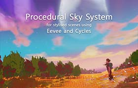 Blender插件-完全程序化天空系统 Procedural Sky System v0.2.1