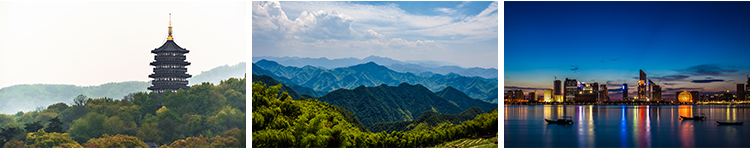 杭州城市风光夜景西湖雷峰塔千岛湖旅游风景高清照片设计图片素材插图8