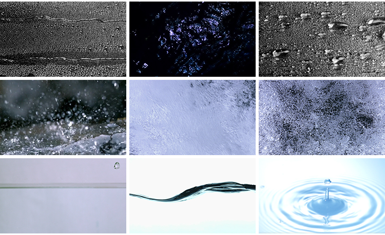 雨水滴水珠涟漪波纹水流淌水花溅起滴露高清动态LED背景视频素材插图9