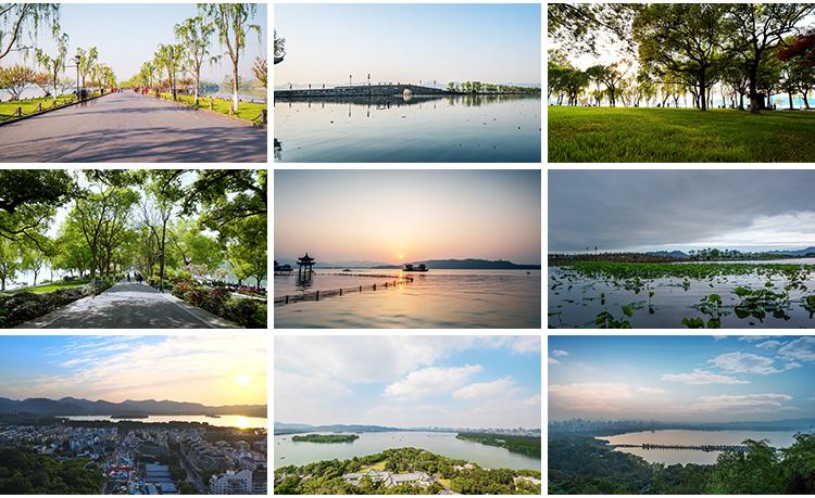 杭州西湖旅游风景点风光雷峰塔夕阳航拍延时高清实拍剪辑视频素材插图8