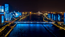 福州城市繁茂夜景短视频素材