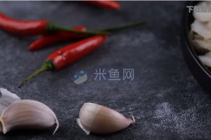 火锅配菜毛肚丝视频素材