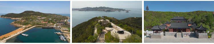 山东威海滨城市幸福门鸡鸣岛屿华夏城刘公岛旅游景点实拍视频素材插图10