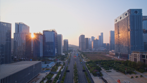 南宁航拍高清视频素材-城市风景延时摄影