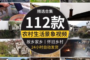 农村生活风景象风光故乡怀旧念旧家乡农民种植插秧庄稼短视频素材