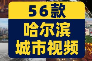 4K哈尔滨城市建筑CBD松花江索菲亚风景素材高清旅游自然唯美视频