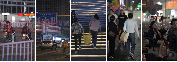 城市夜景夜晚人物情感孤独街景街拍人流治愈系抖音高清短视频素材插图18