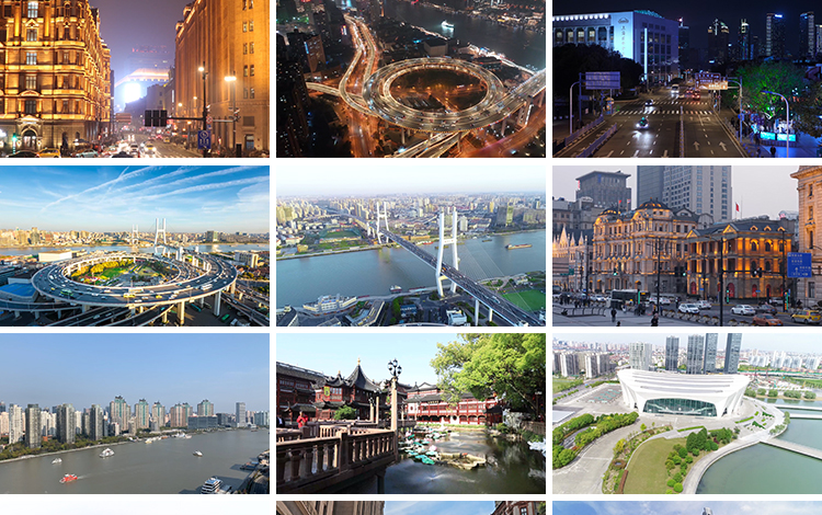上海城市建筑风光夜景车流CBD外滩旅游东方明珠地标航拍视频素材插图13