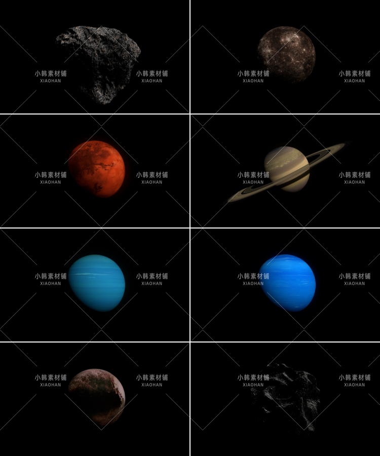 高清4K科幻星球陨石太空行星黑洞地球星空PR合成特效视频图片素材插图12