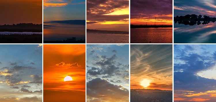 黄昏晚霞竖屏夕阳日出日落朝阳天空云彩治愈系风景延时短视频素材插图11