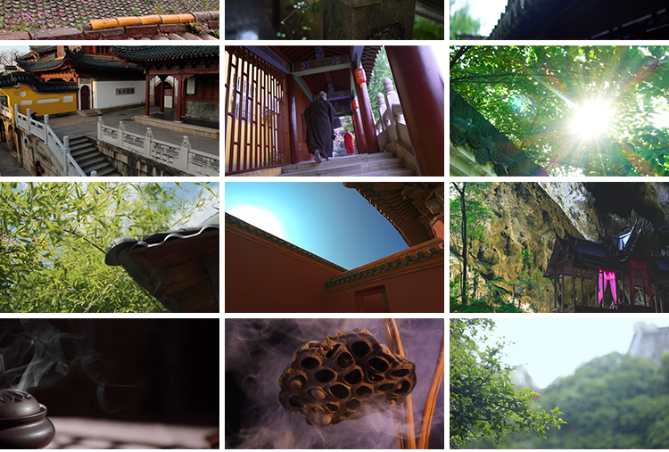 4K寺庙寺院禅意佛系古风古寺古庙建筑屋檐意境清新风景短视频素材插图11