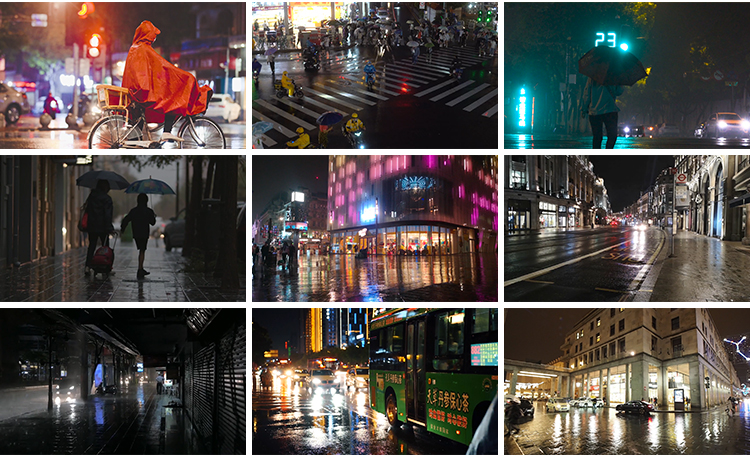 城市雨夜景街景车流人流人物下雨天情感孤独伤感抖音高清视频素材插图11