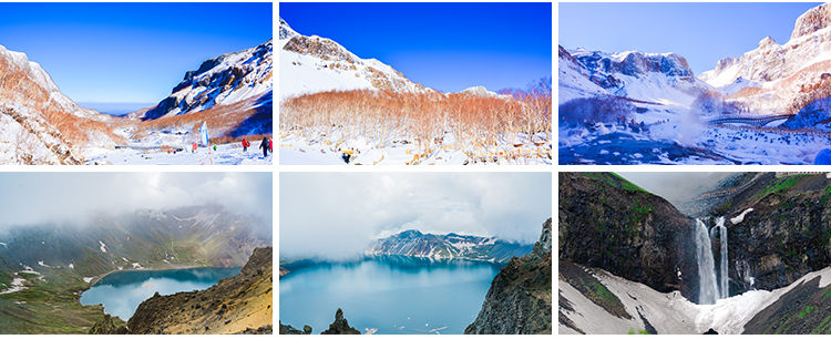 吉林长白山天池景观旅游风景瀑布二道白河雪山风光摄影照图片素材插图12