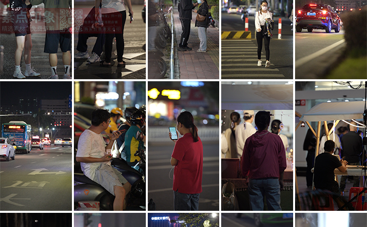 城市夜景夜晚人物情感孤独街景街拍人流治愈系抖音高清短视频素材插图12