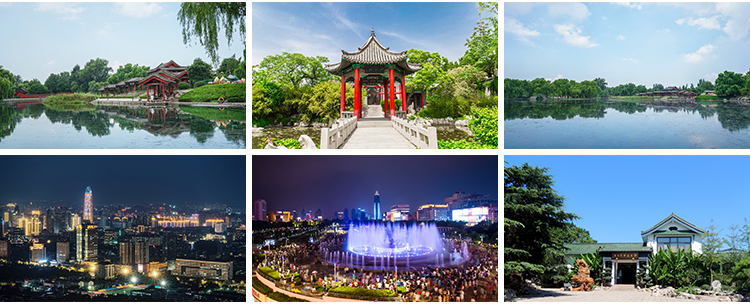 山东济南大明湖夜景趵突泉景点旅游风景城市建筑摄影照片图片素材插图12