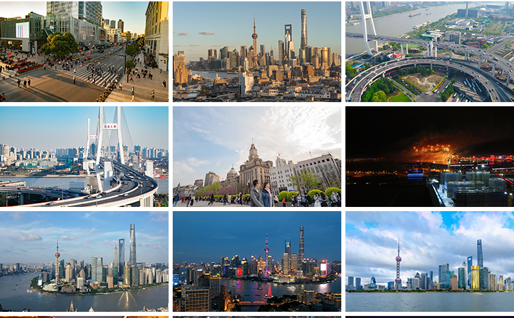 上海城市建筑风光夜景车流CBD外滩旅游东方明珠地标航拍视频素材插图12