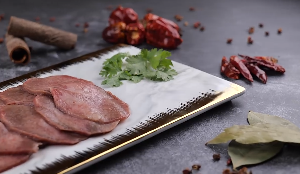 涮锅肉片视频素材