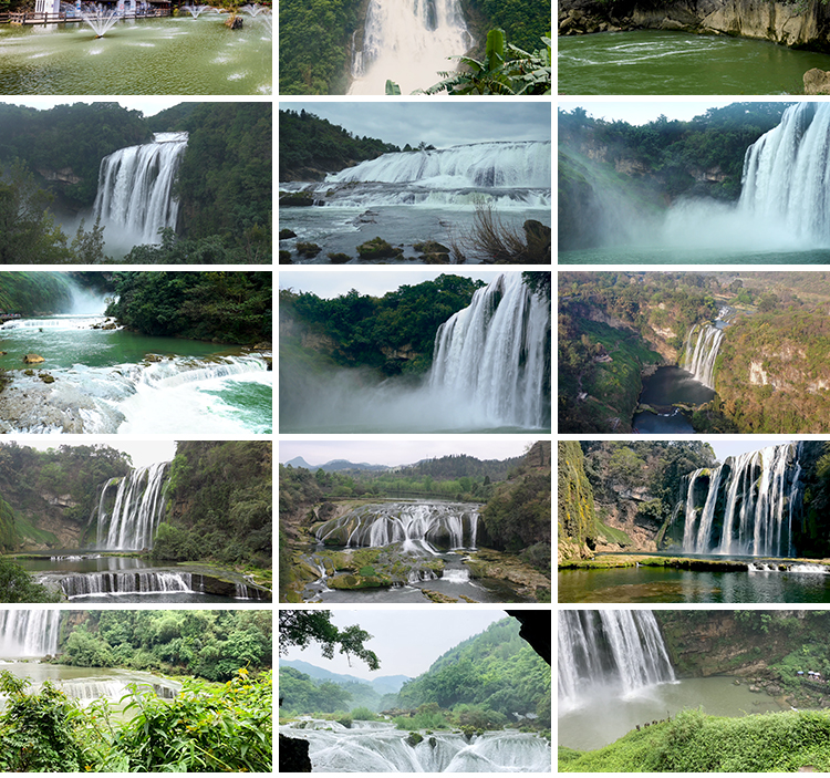 贵州黄果树瀑布旅游自然风景点水流山水高清实拍航拍风光视频素材插图9