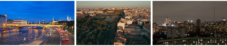 俄罗斯莫斯科城市建筑夜景人流地标风景风光旅游航拍高清视频素材插图9